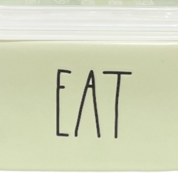 NEW Rae Dunn EAT Ceramic Bowl with Lid - Picture 2 of 4